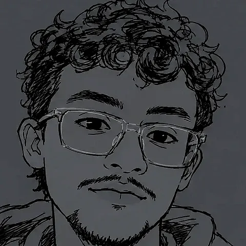Illustrated portrait of Carlos Maza